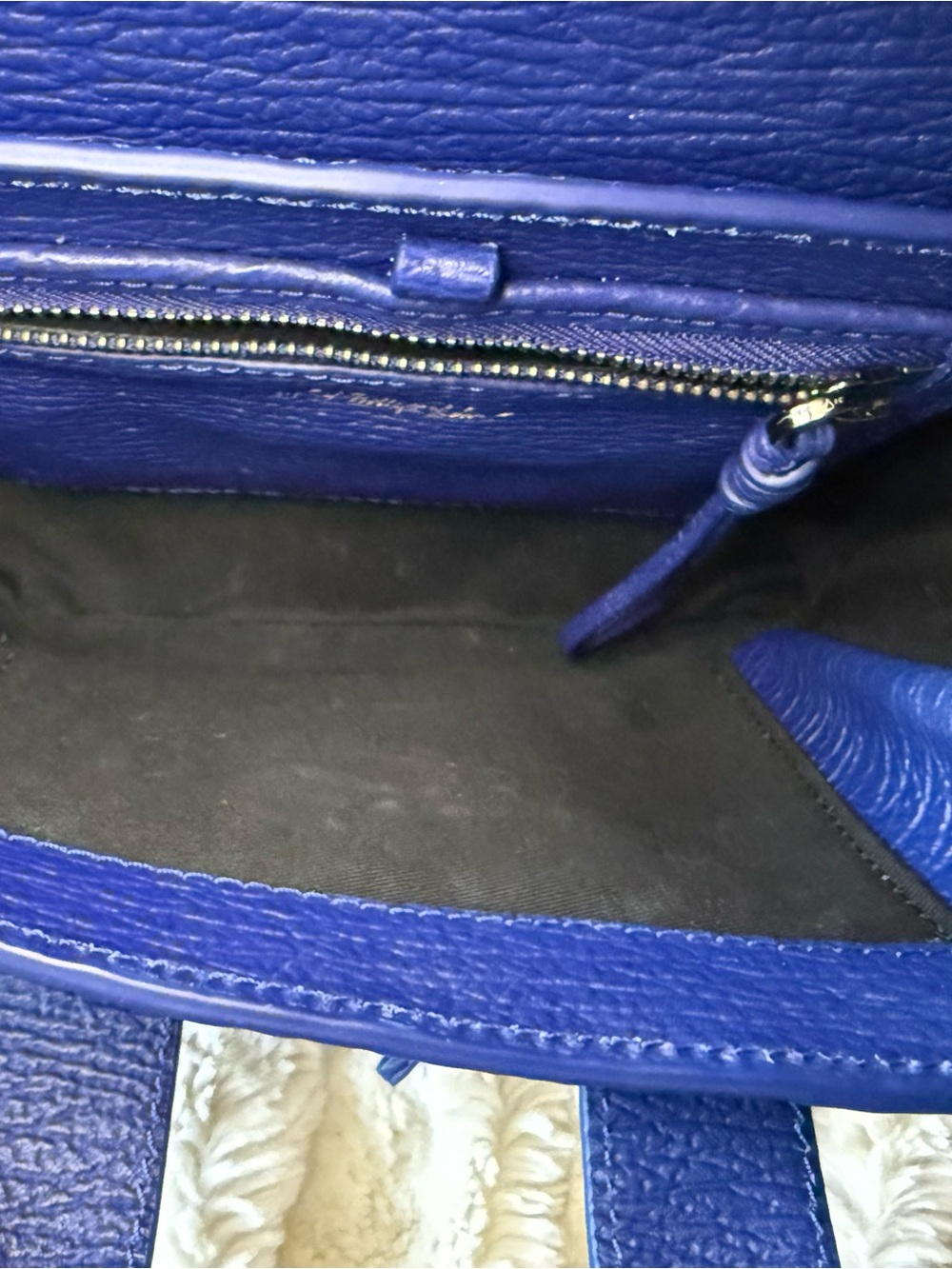 3.1 Phillip Lim Electric Blue Leather Satchel - Picture 5 of 9